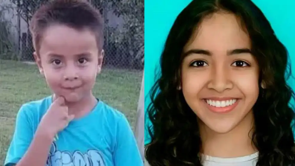 Fotos comparativas de Sofía Herrera a los 3 años y una estimación de cómo se vería actualmente.