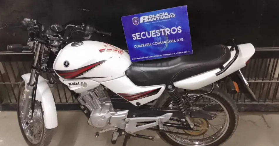 moto secuestrada