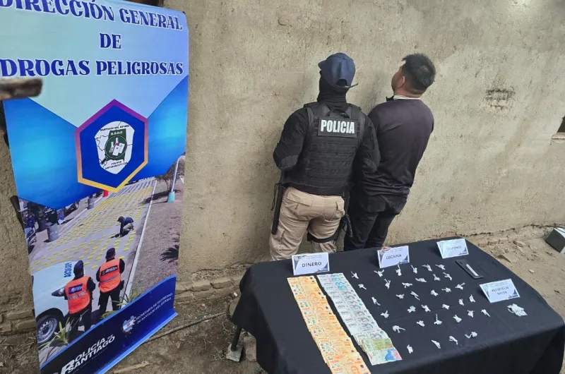 Operativos antidroga desmantelan puntos de venta en Villa Hipódromo y La Banda