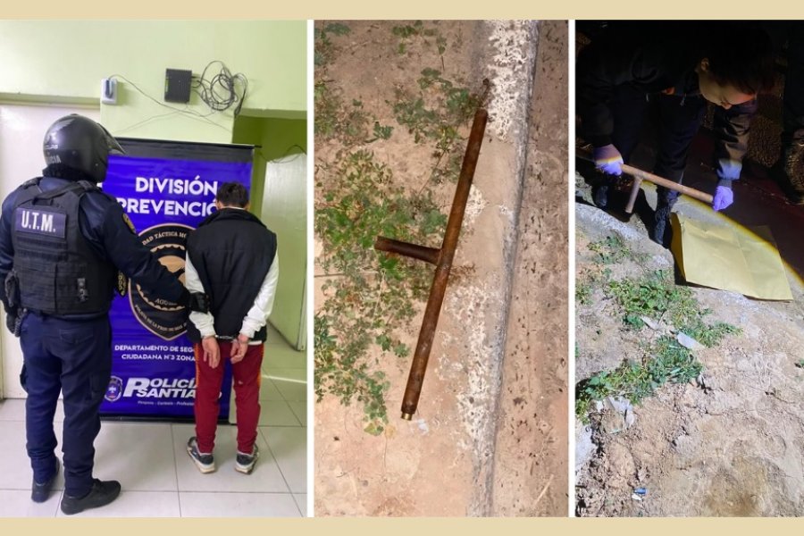 Detuvieron a un joven con una tumbera cargada en el barrio Juan Díaz de Solís