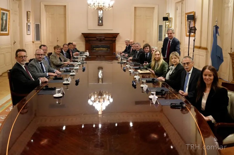 Georgieva respaldó al Gobierno en su visita a la Casa Rosada y participó de una reunión de Gabinete ampliado