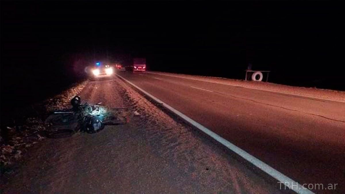 Intersección de Ruta 9 y avenida Alberdi en Loreto donde ocurrió el choque entre la moto y el camión