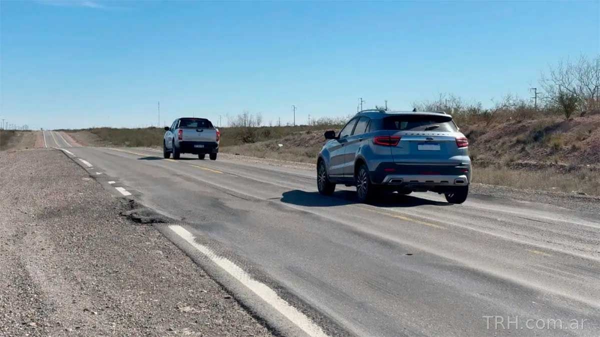 Circulación vehicular sobre la traza de la Ruta Nacional 34