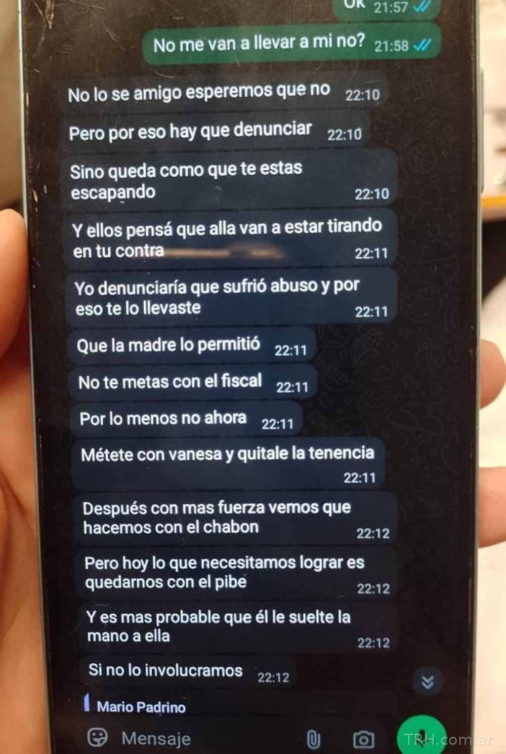 Instalaciones judiciales donde se solicitan peritajes y Cámara Gesell para la causa.