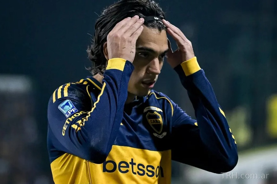 El delantero santiagueño en Boca a la espera de definiciones sobre su transferencia