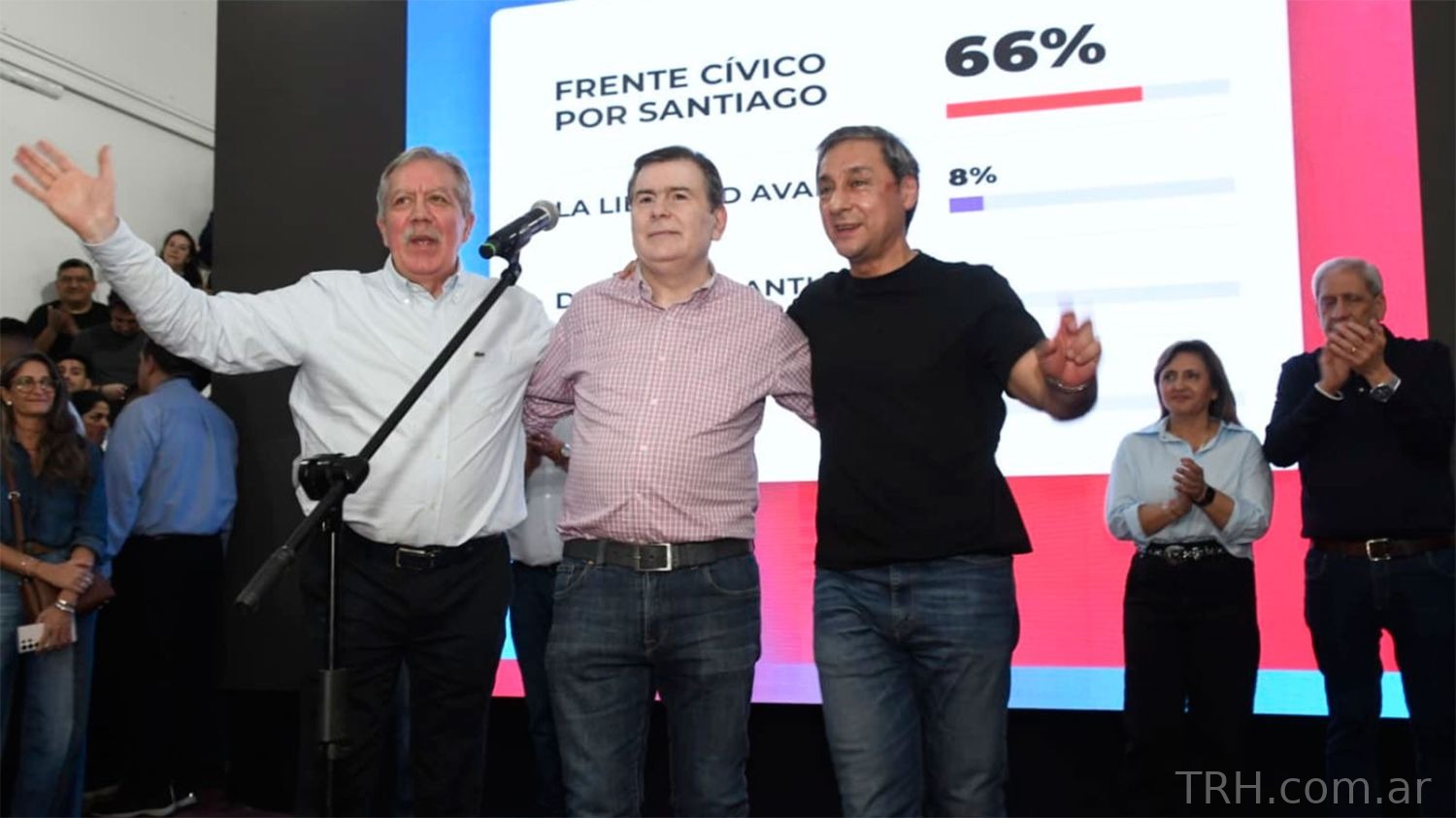 El Frente Cívico por Santiago se impuso en los 26 distritos que renovaron autoridades municipales