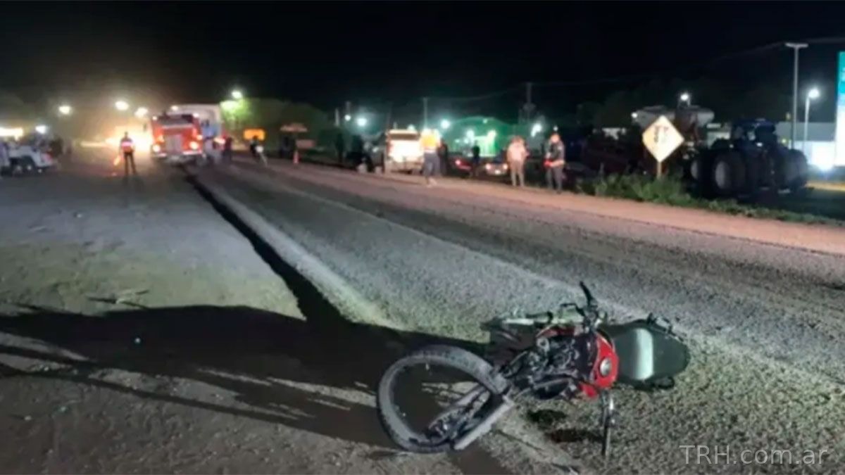 Intersección de avenida Avellaneda y calle 9 de Julio en Quimilí donde ocurrió el hecho
