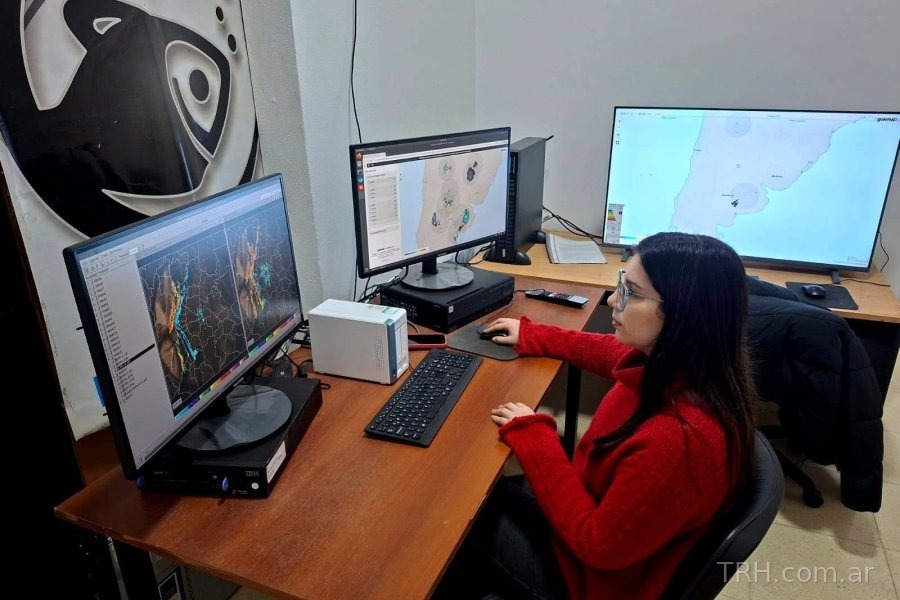 Instalaciones del Instituto de Hidrobiología en Termas de Río Hondo donde opera el nodo de vigilancia meteorológica