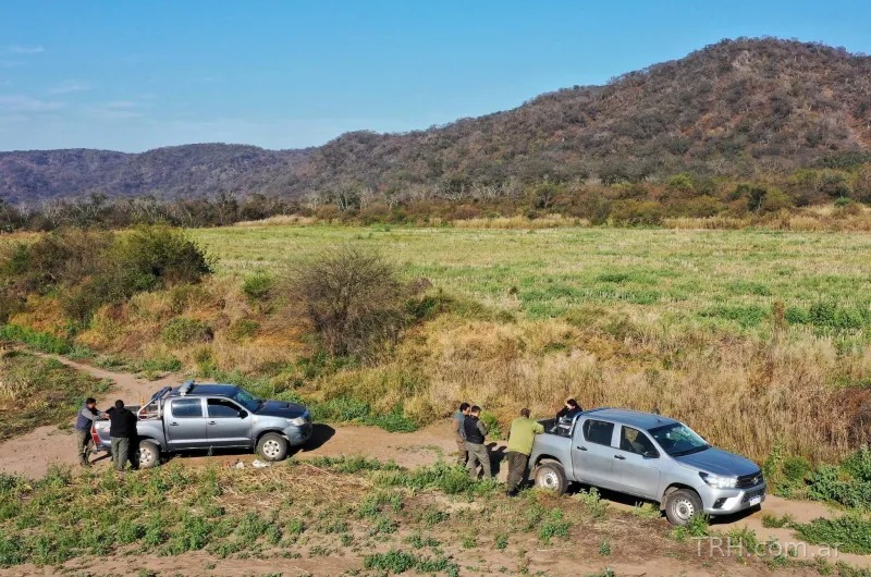 Operativo de control ambiental y productivo en la zona de Guampacha departamento Guasayan