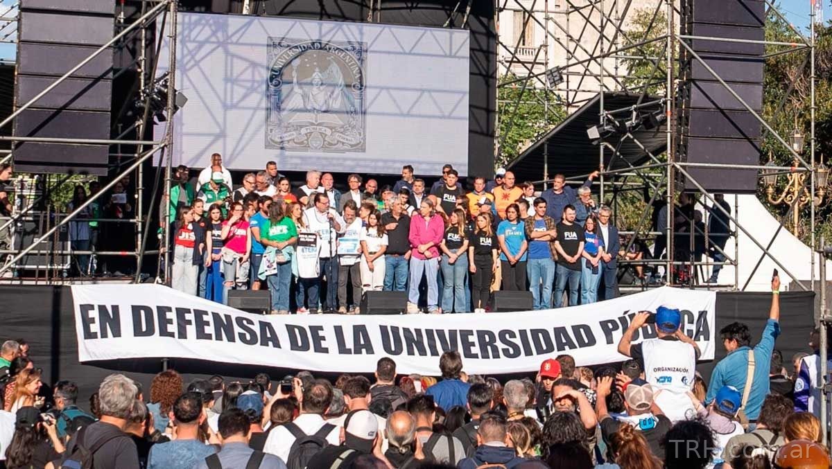 Reclamo de gremios universitarios por la Ley de Financiamiento Universitario