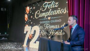 Las Termas de Río Hondo celebró su 72° aniversario con un emotivo acto central