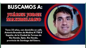 Buscan intensamente a un hombre de 32 años que desapareció en su motocicleta en Las Termas