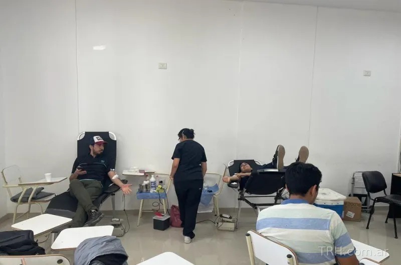 Jornada de colecta voluntaria de sangre en el CAPS Dr Emilio Juri de Clodomira