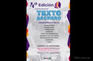 Sauce Solo es sede de la cuarta edición de la Feria Provincial del Texto Sachero