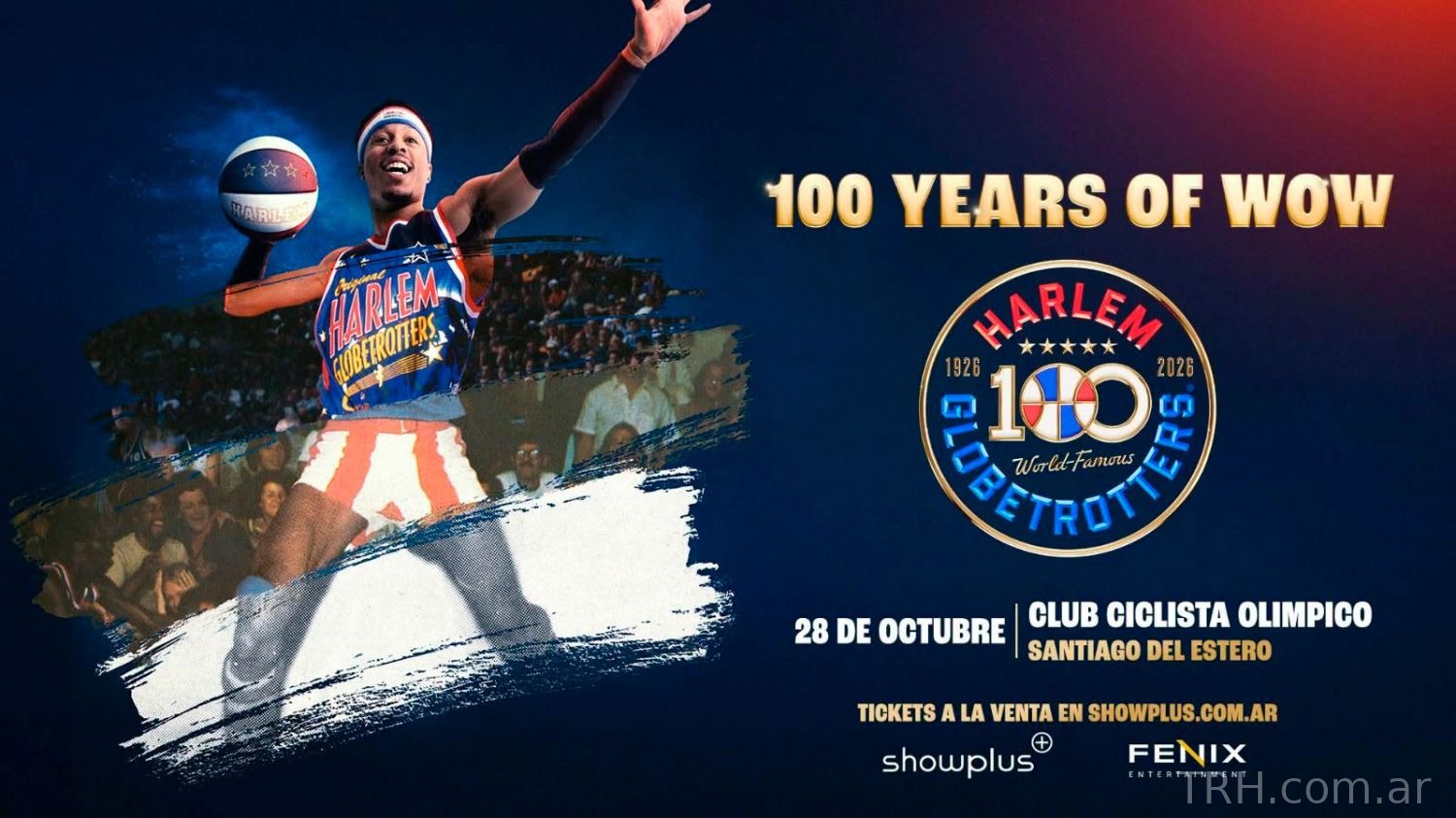Los Harlem Globetrotters se presentarán por primera vez en Santiago del Estero