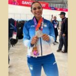 Orgullo santiagueño: Natalia Vera conquistó la medalla de plata en los Juegos Suramericanos