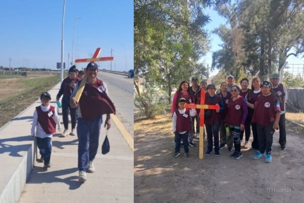 Servidores y peregrinos reciben asistencia en su marcha hacia el santuario