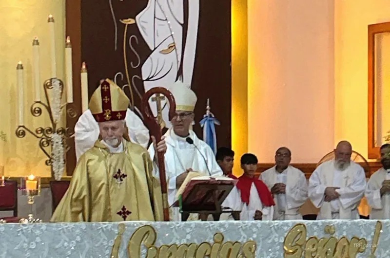 Misa central por los 65 años de la Diócesis de Añatuya en la Iglesia Catedral.
